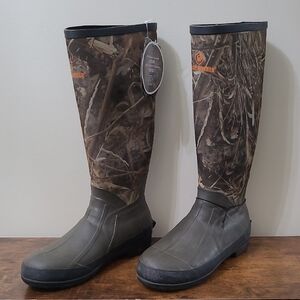 NWT Game Winner Outdoor Camouflage Waterproof Boots size 7